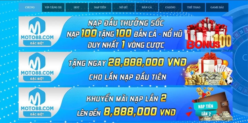 Trang chủ 35 Nhà cái Moto88