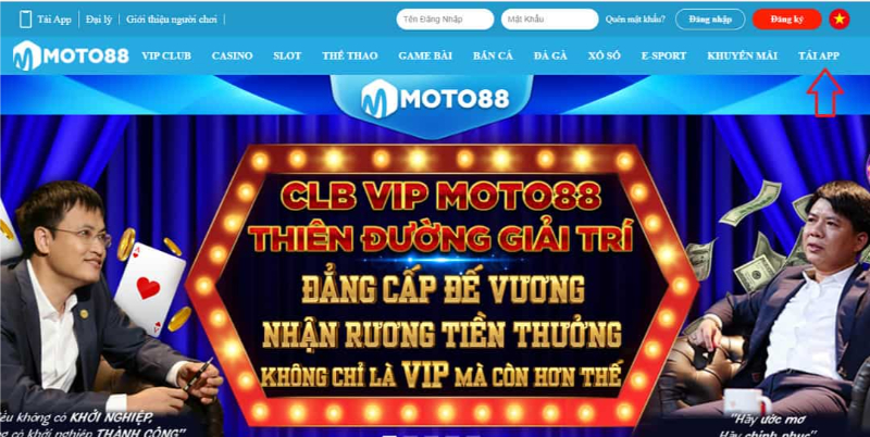 Trang chủ 31 Nhà cái Moto88
