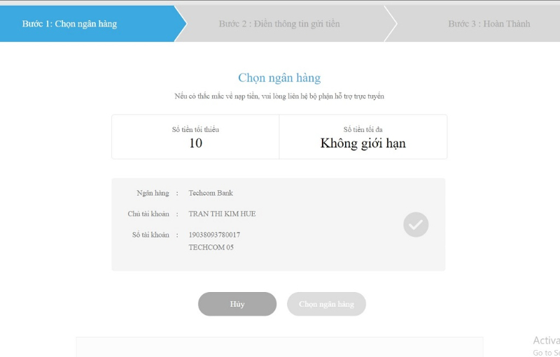Nạp Rút Tiền 2 Nạp rút tiền Moto88